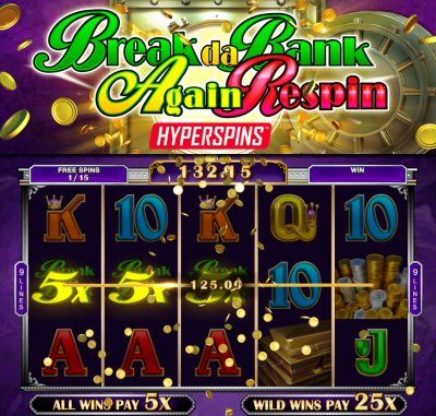 Break Da Bank Again Respin by Microgaming partner Gameburger Studios