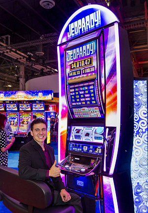 James Holzhauer helps make IGT's Jeopardy Slot Machine a Huge Hit in Vegas