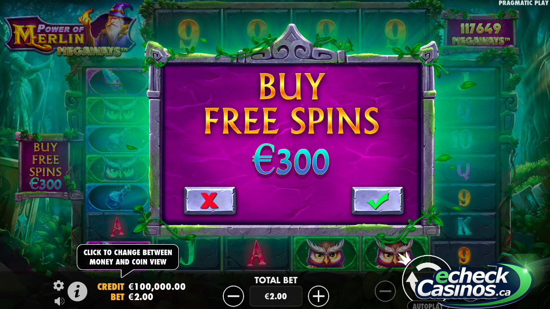 Merlyn Megaways Buy Free Spins