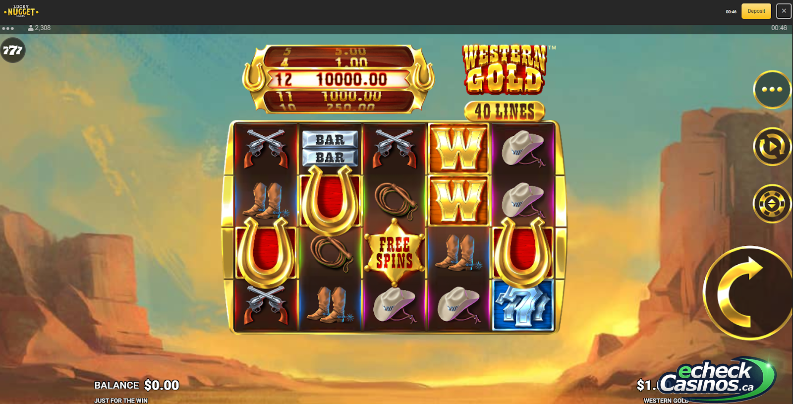 Western Gold Slot Machine