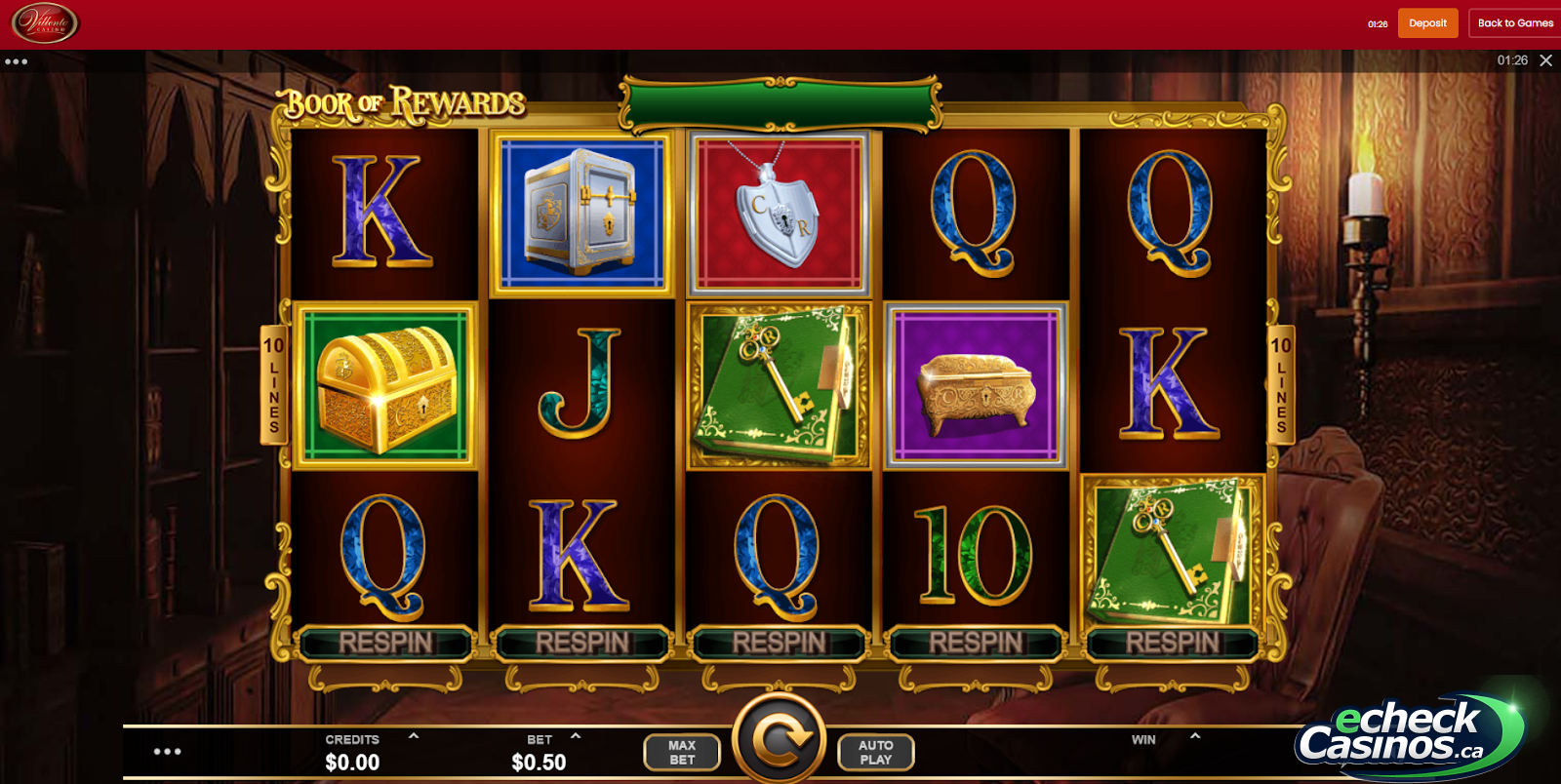 Book of rewards slot