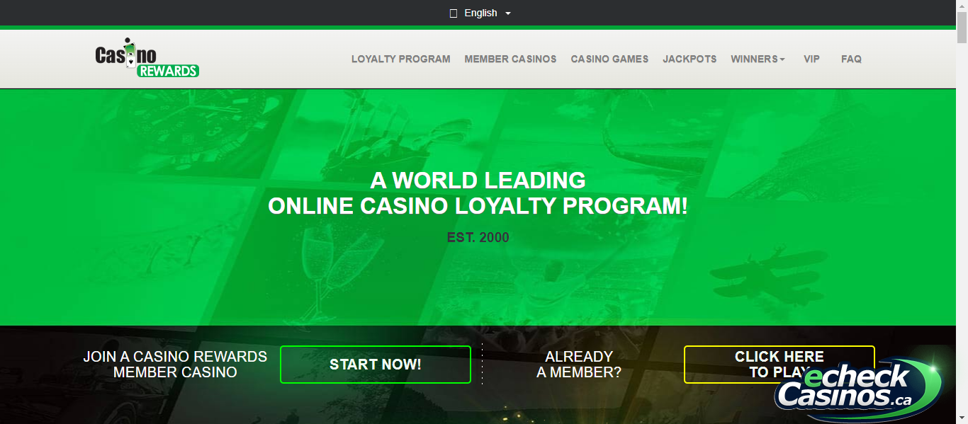 Casino Rewards Company homepage