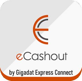 Wyzia eCashout logo : by Gigadat Express Connect