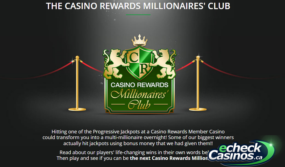 The Casino Rewards Millionaire's Club